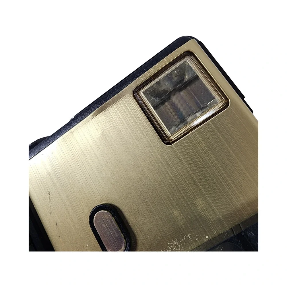 Kodak Disc 8000 Vintage Camera Black Gold with Digital‎ Clock and Flash USA